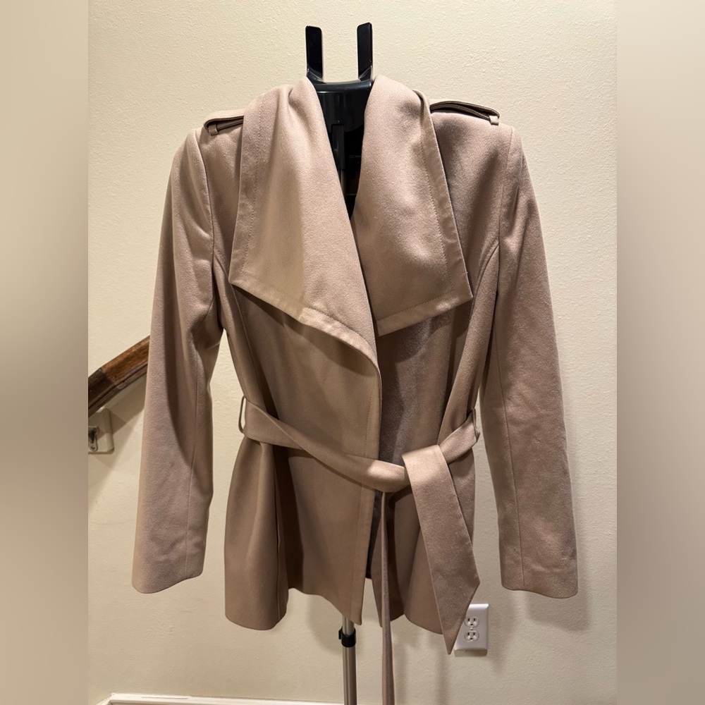 Ted Baker Beige Belted Coat